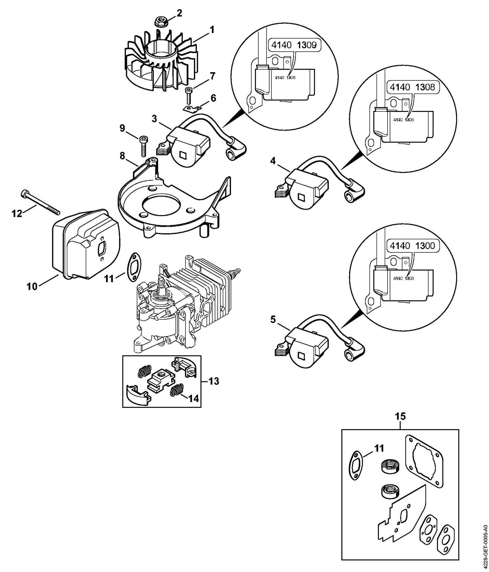 stihl fs45 trimmer parts diagram