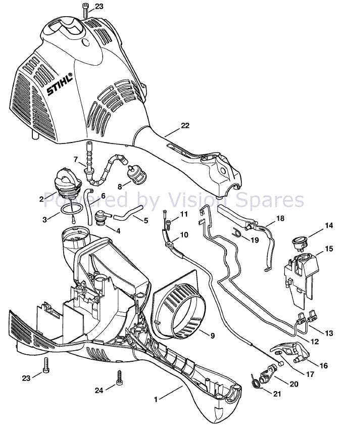 stihl fs55r parts diagram