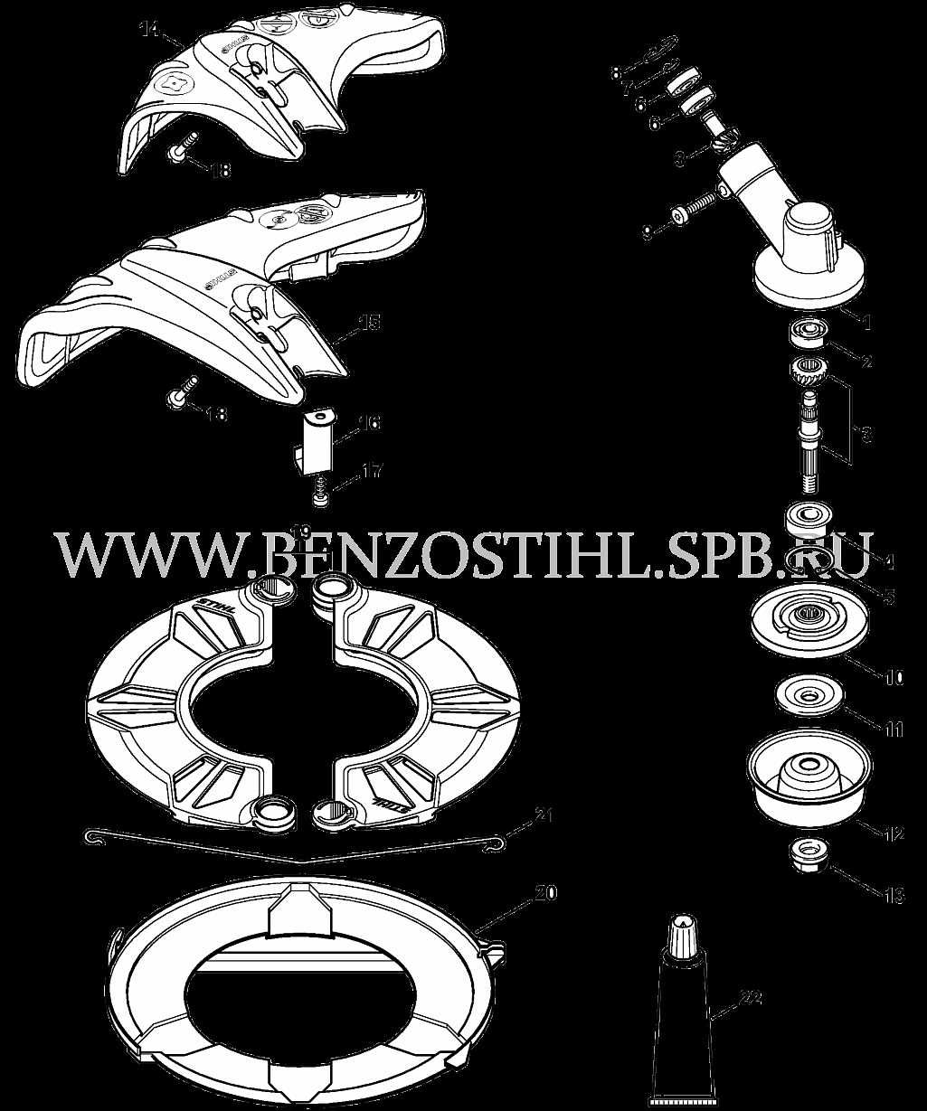 stihl fs70r parts diagram