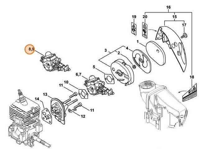 stihl fs72 trimmer parts diagram