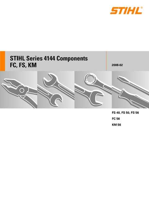 stihl fsa 56 trimmer parts diagram