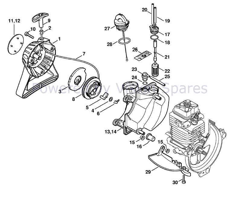 stihl ht131 parts diagram