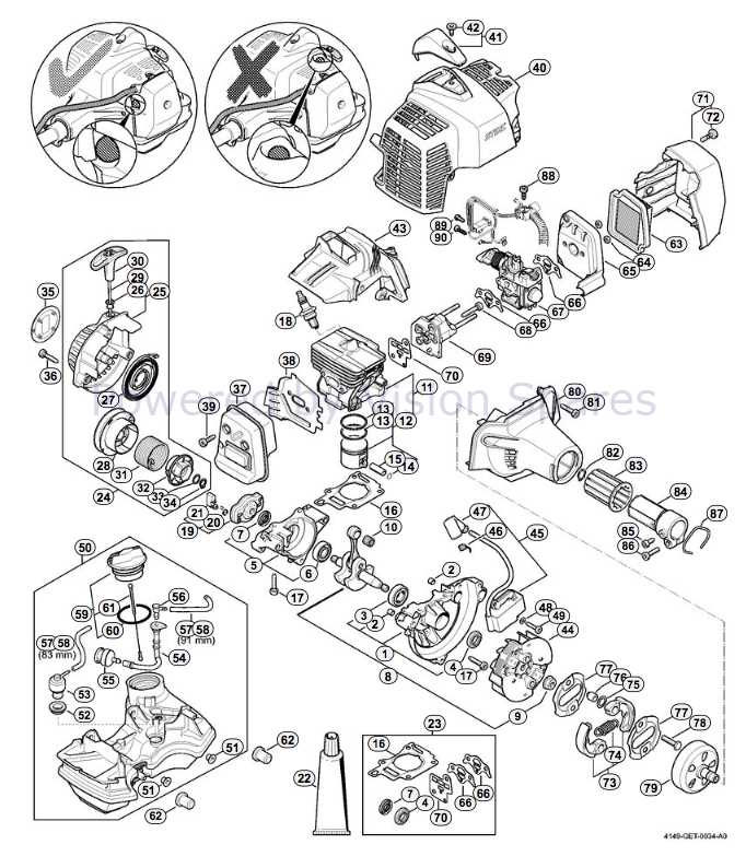 stihl km 94 r parts diagram