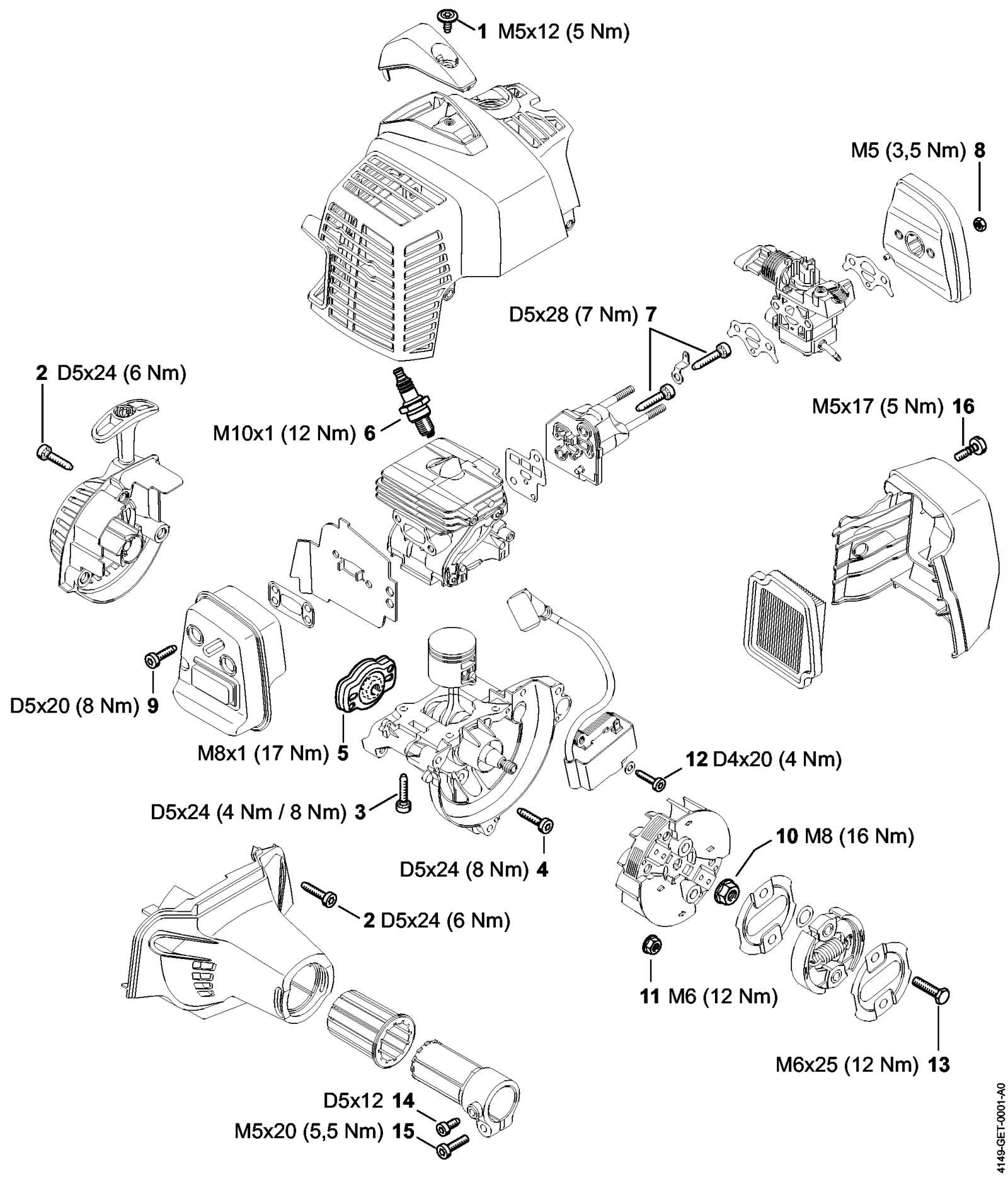 stihl km 94 rc parts diagram