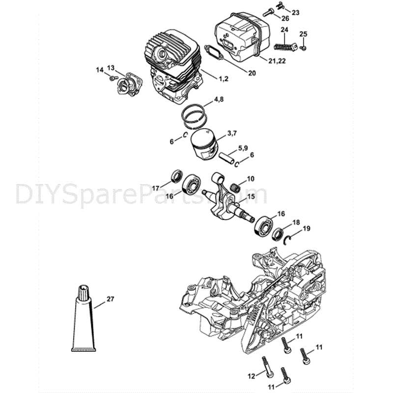 stihl ms 170 parts diagram