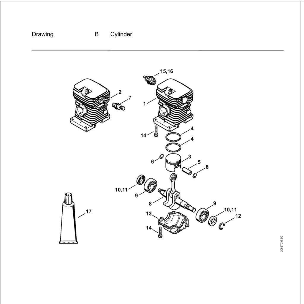 stihl ms 180c parts diagram