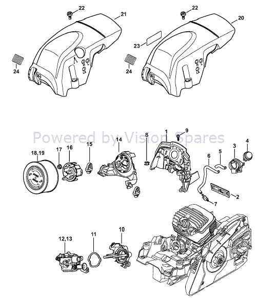 stihl ms 290 parts diagram