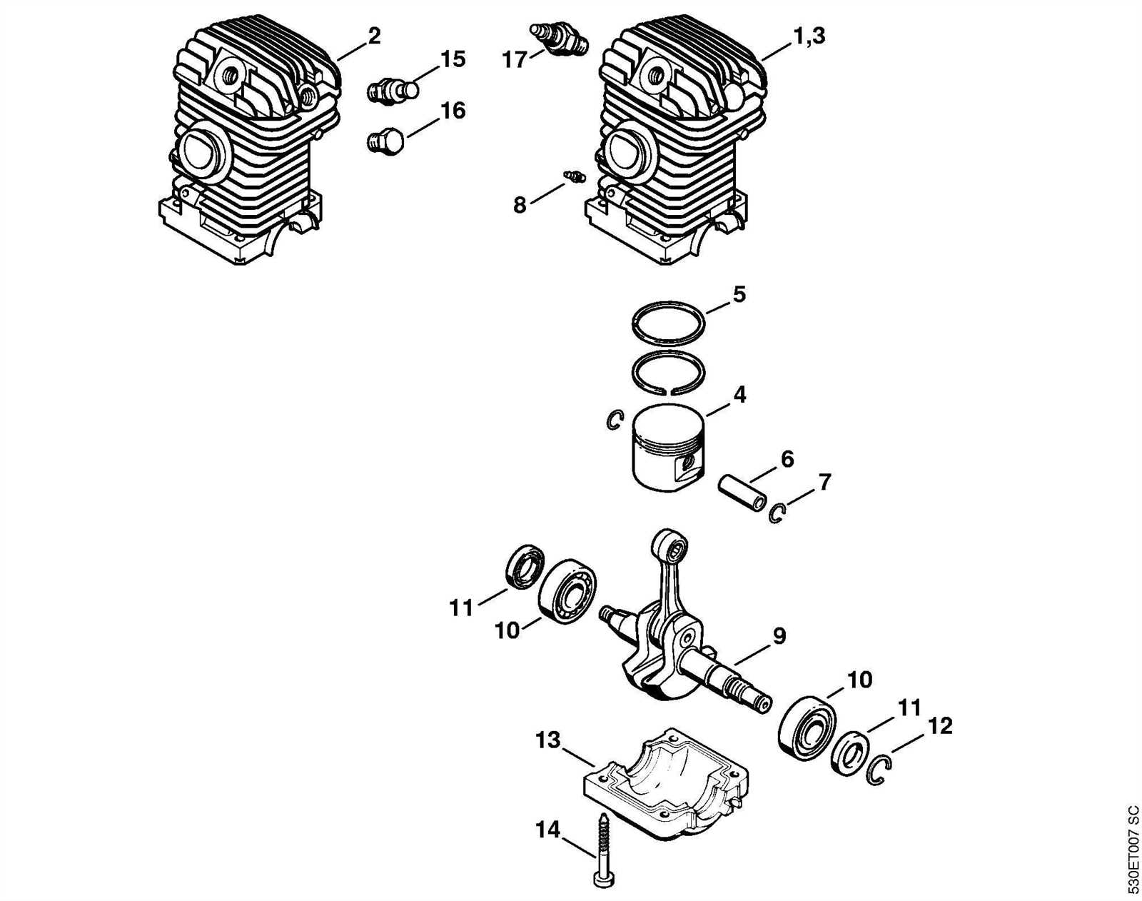 stihl ms210 parts diagram