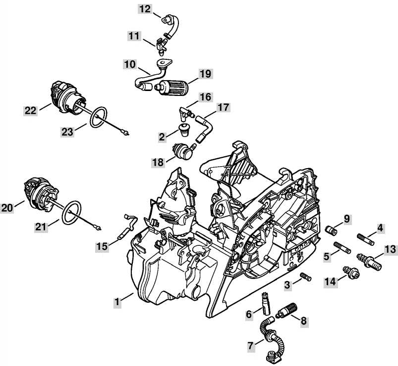 stihl ms211 parts diagram