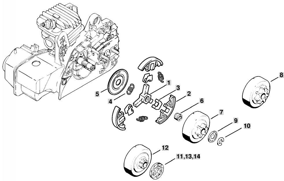 stihl ms250 parts diagram