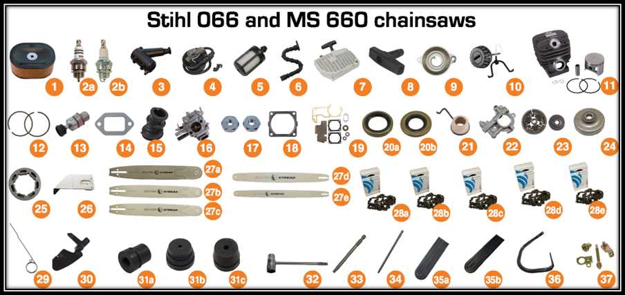 stihl ms260 pro chainsaw parts diagram