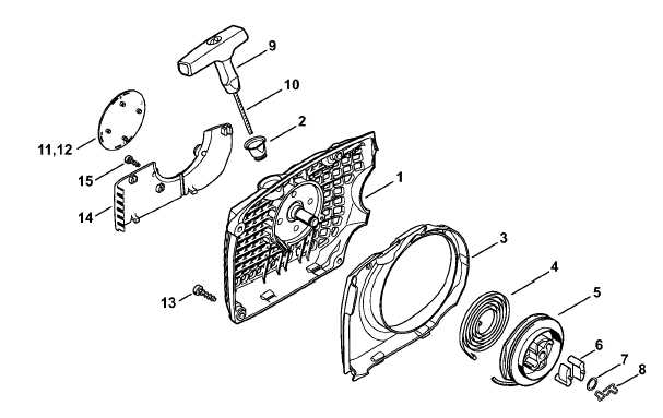 stihl ms311 parts diagram