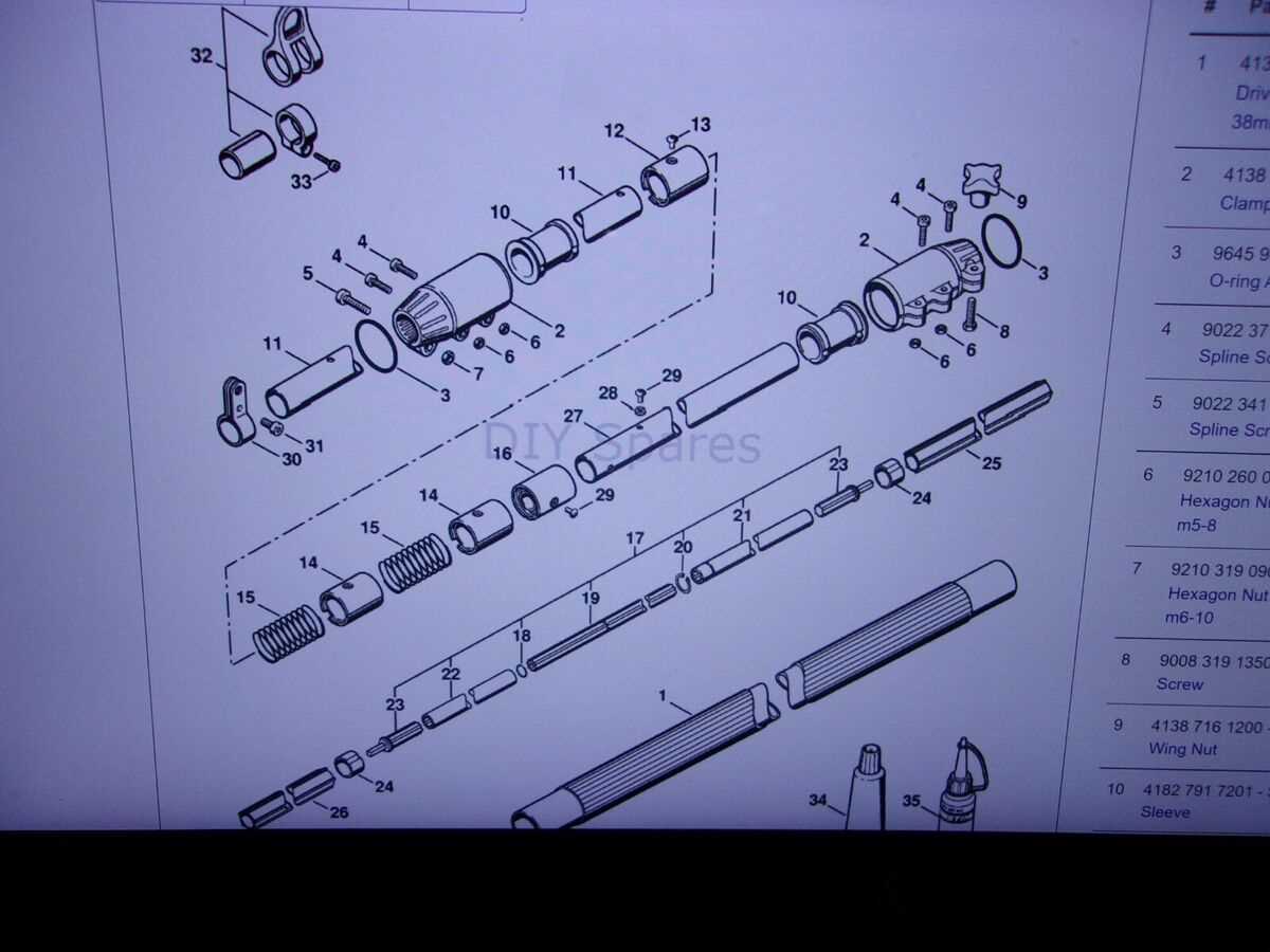 stihl pole saw parts diagram