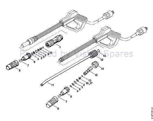 stihl pressure washer parts diagram