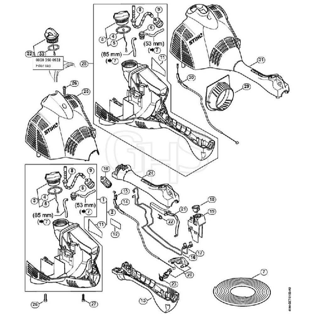 stihl trimmer fs 56 rc parts diagram