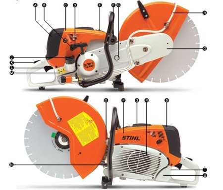 stihl ts800 concrete saw parts diagram