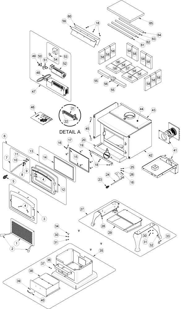 stove diagram parts