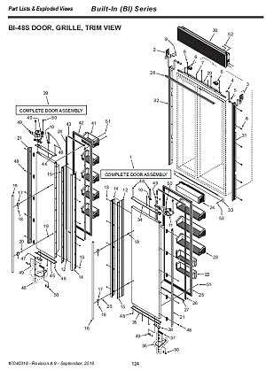 sub zero 642 parts diagram
