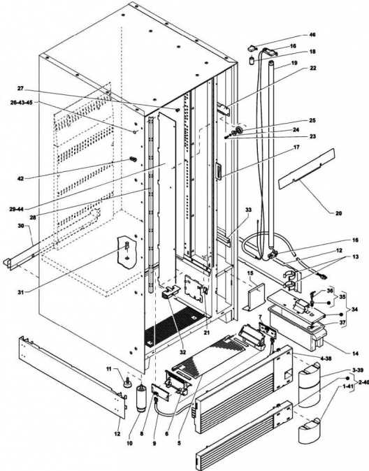 sub zero 695 parts diagram