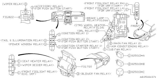 subaru forester parts diagram