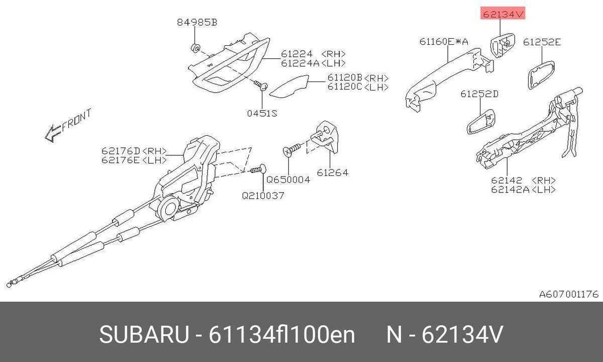 subaru impreza parts diagram