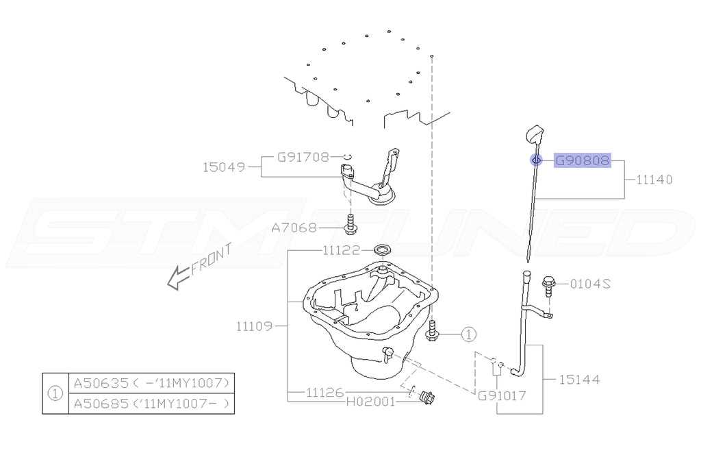 subaru wrx parts diagram