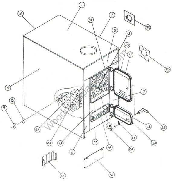 suburban furnace parts diagram