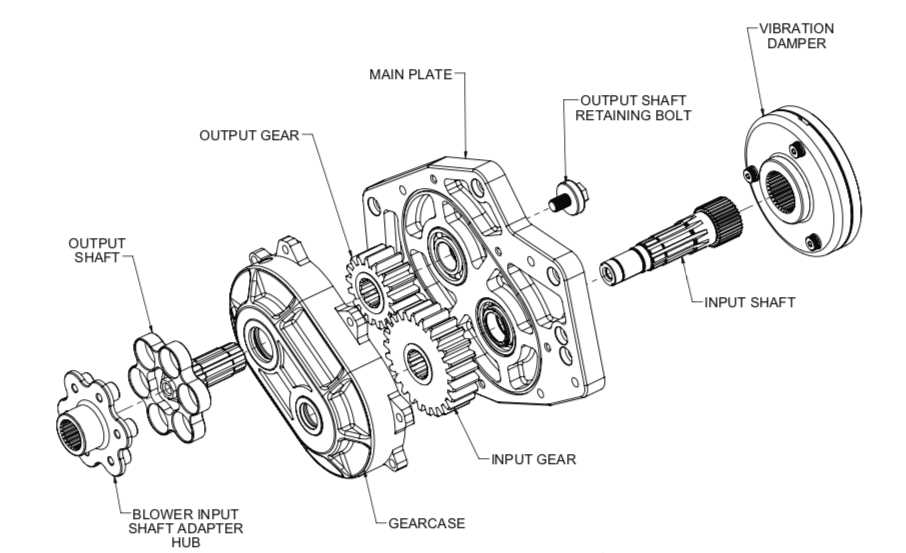 supercharger parts diagram