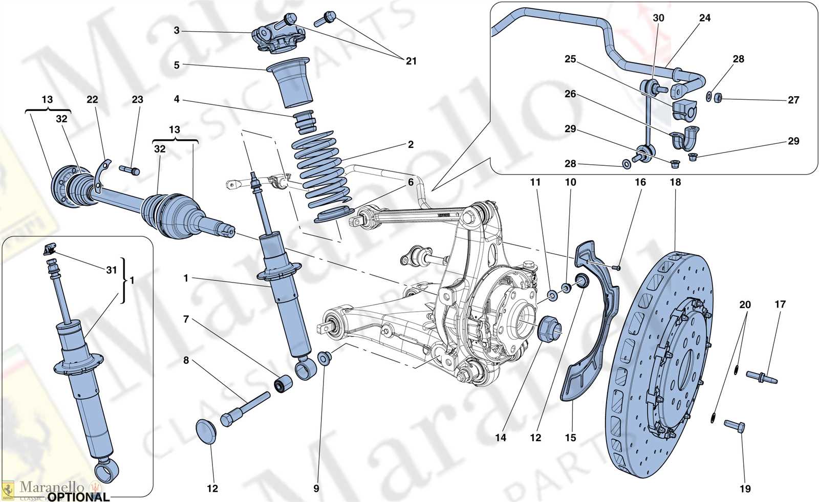 suspension parts diagram