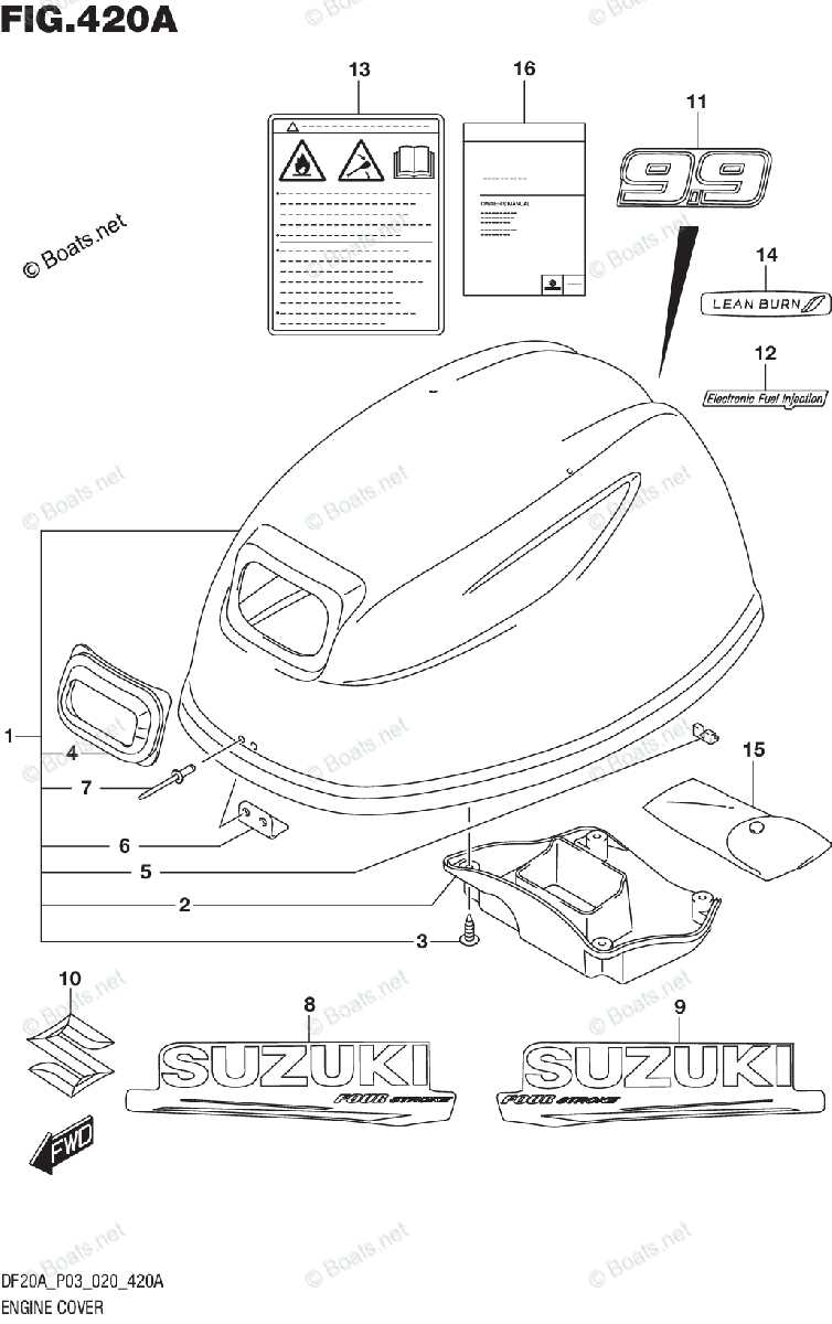 suzuki 9.9 outboard parts diagram