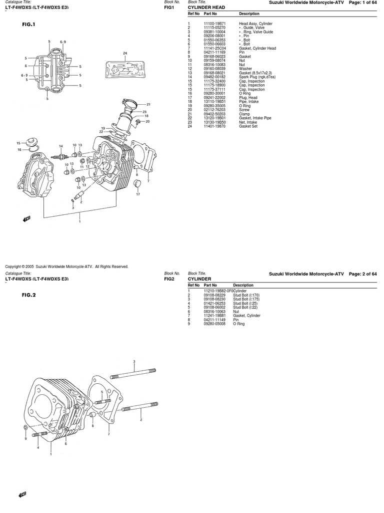 suzuki atv parts diagram