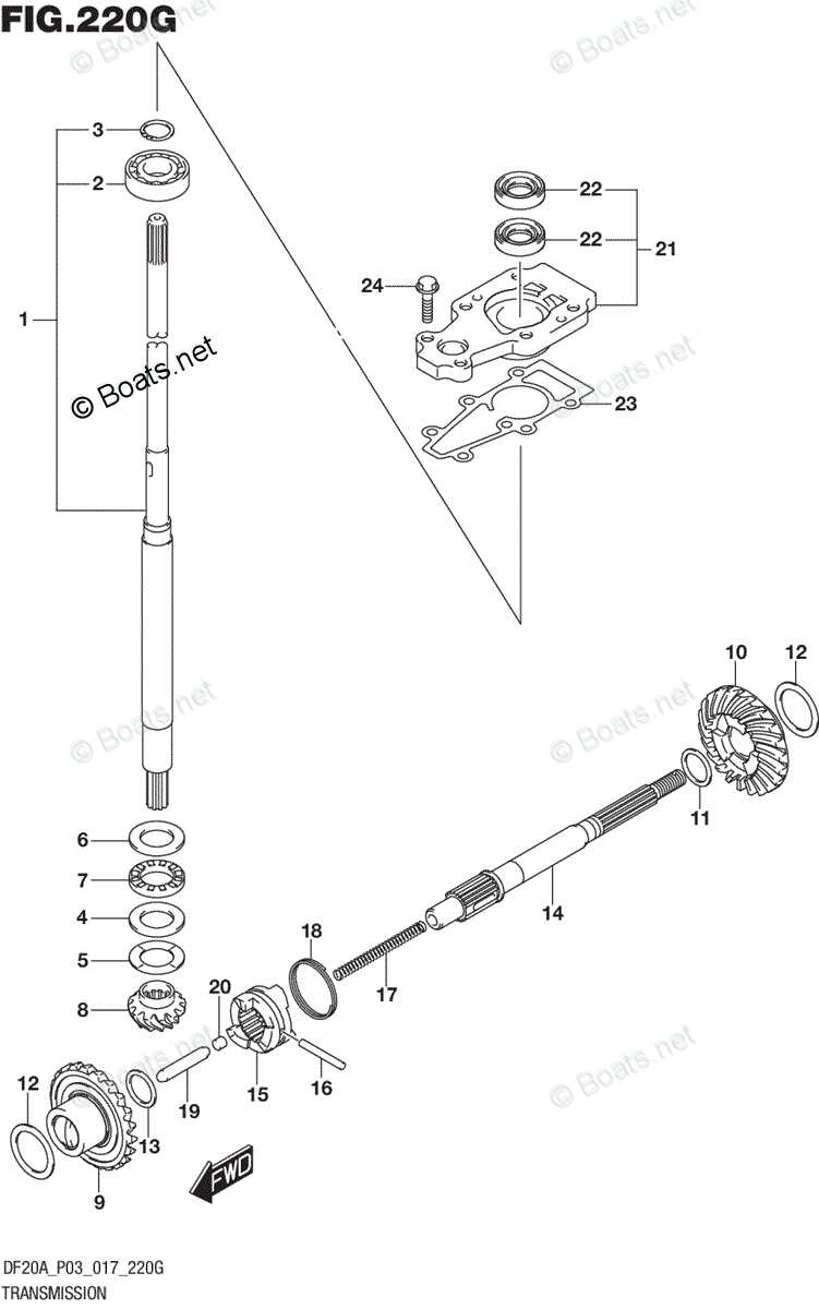 suzuki df20a parts diagram