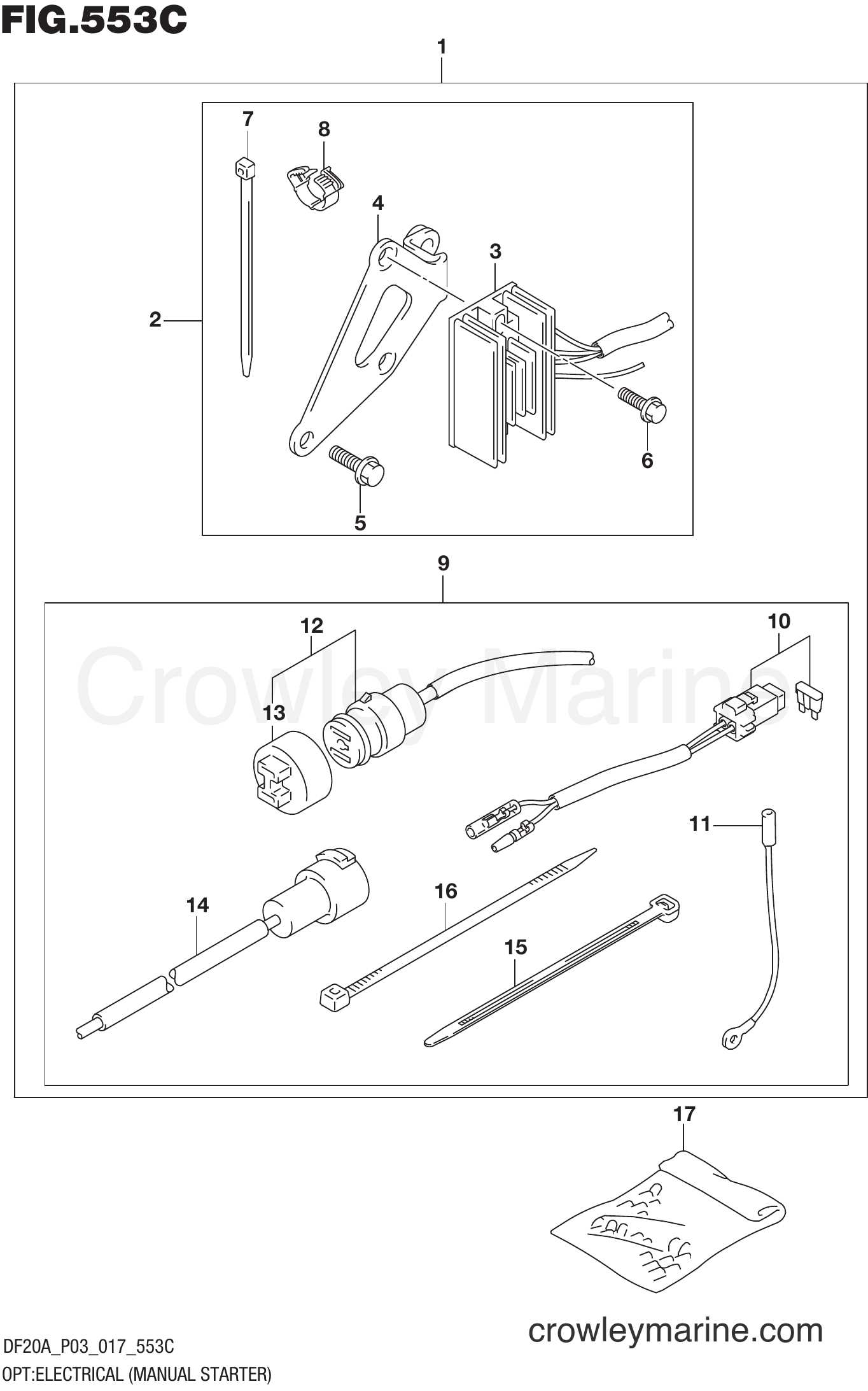 suzuki df20a parts diagram