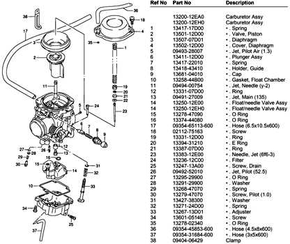 suzuki dr650 parts diagram