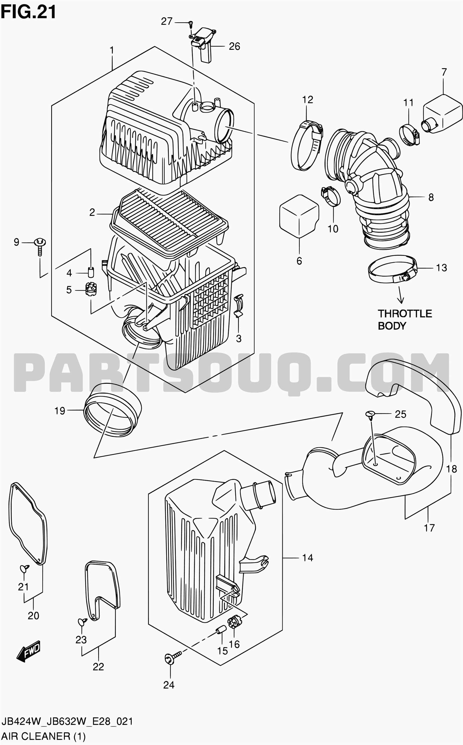 suzuki grand vitara parts diagram