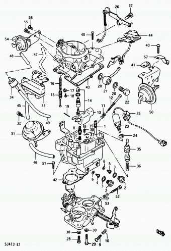 suzuki samurai parts diagram