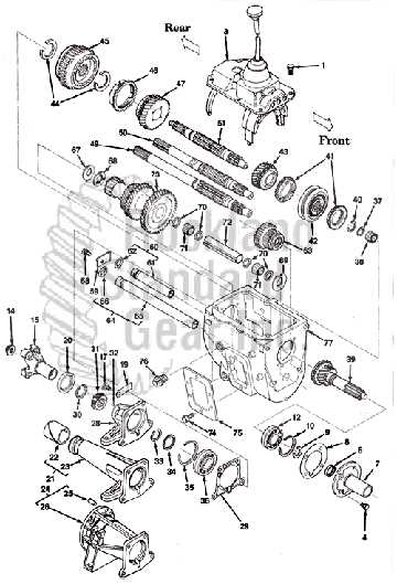 t18 transmission parts diagram