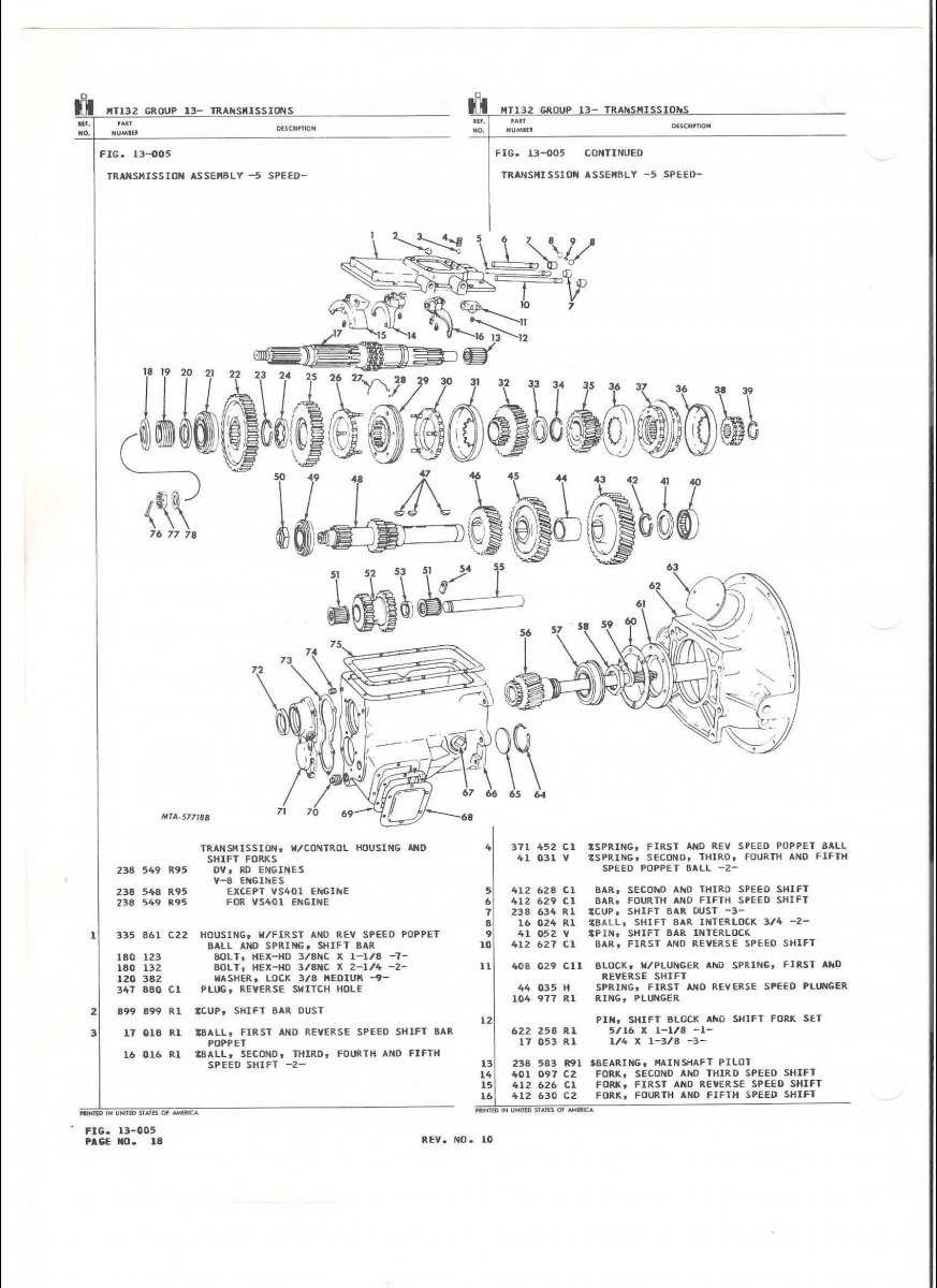 t355 transmission parts diagram