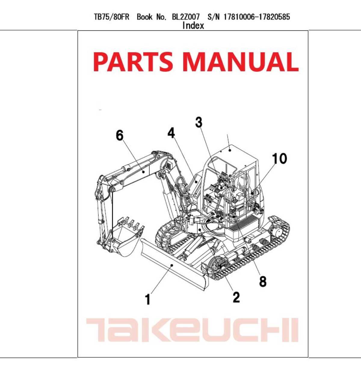 takeuchi tb216 parts diagram