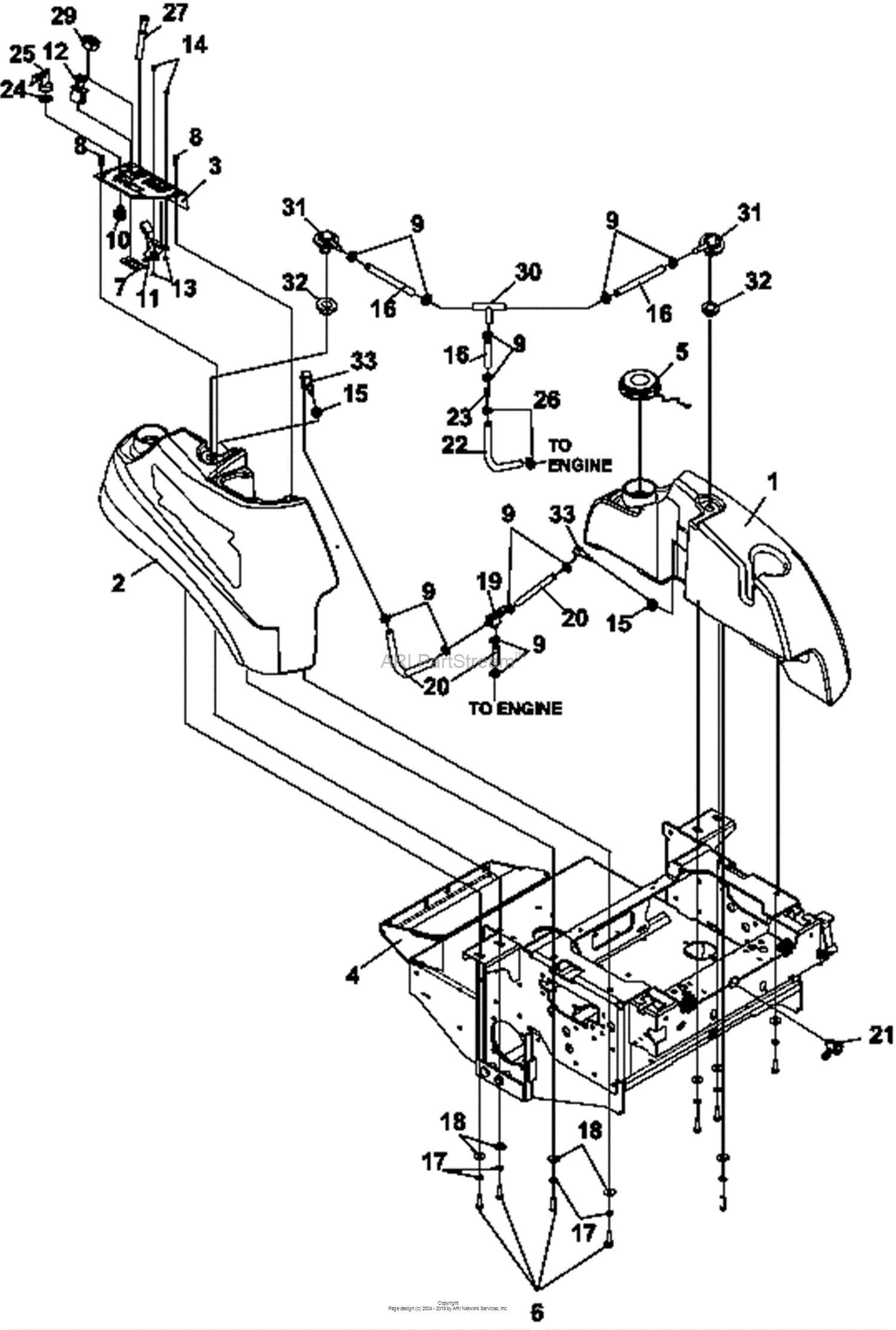 tank parts diagram