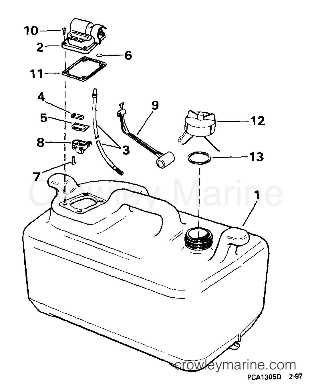 tank parts diagram