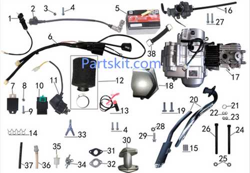 taotao rhino 250 parts diagram