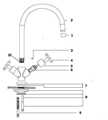 tap parts diagram