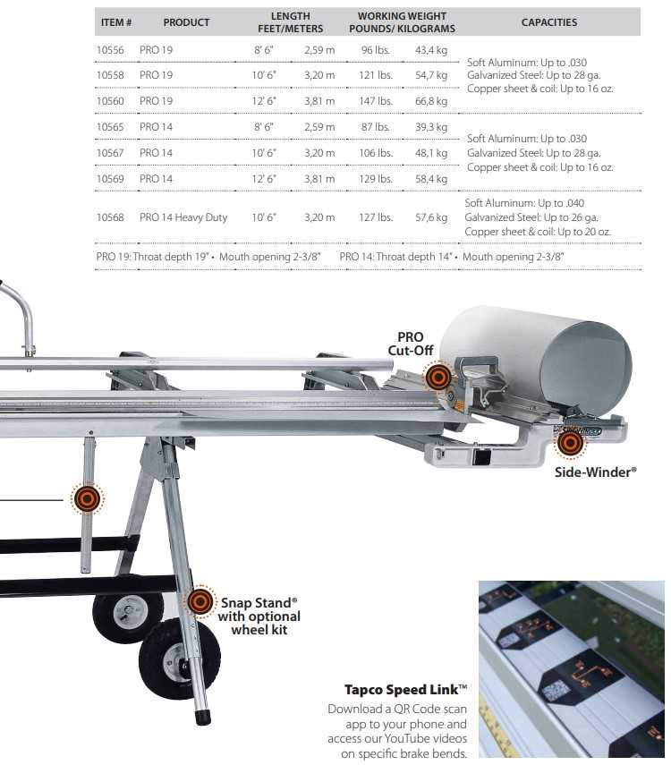 tapco pro 14 parts diagram