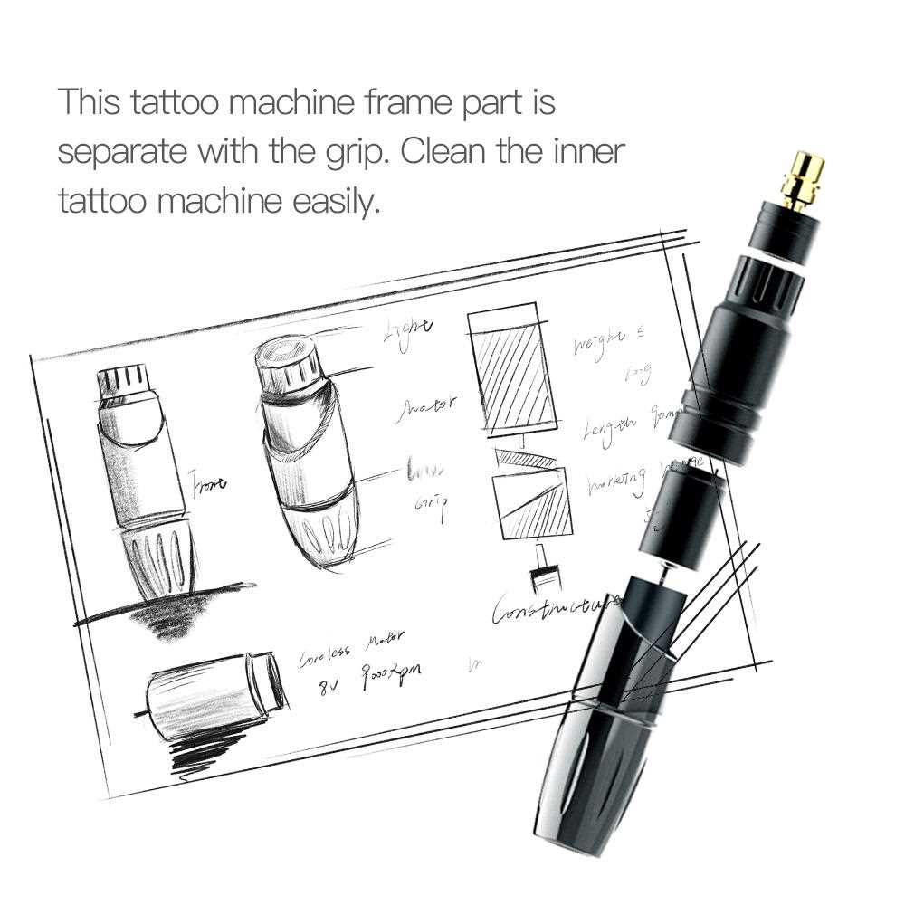 tattoo machine parts diagram