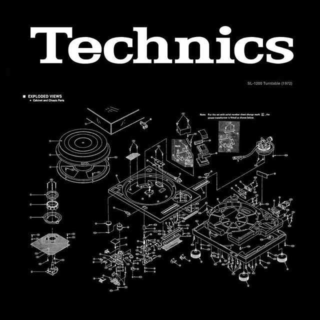 technics 1200 parts diagram