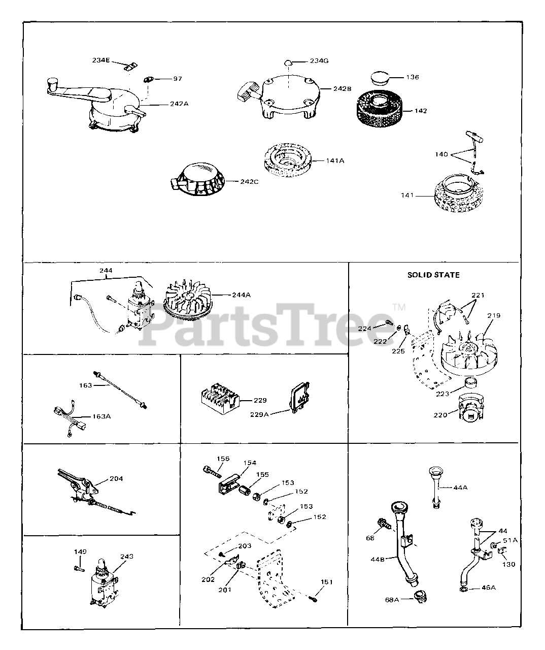 tecumseh 10 hp parts diagram