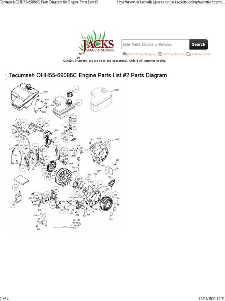 tecumseh 10 hp parts diagram