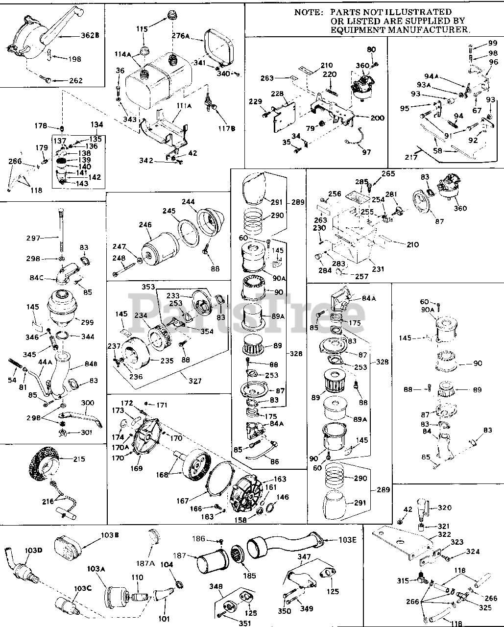 tecumseh lawn mower parts diagram