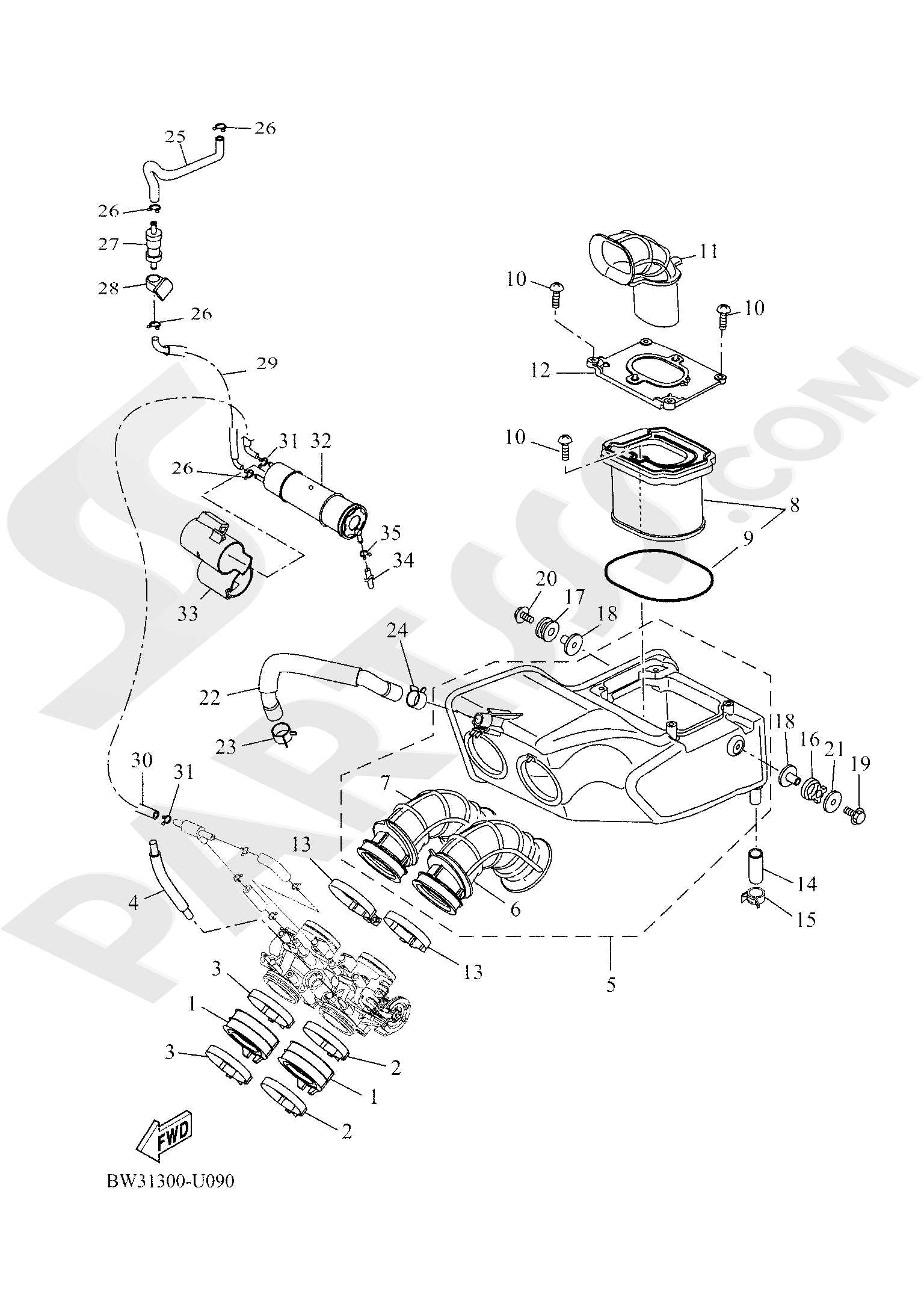 tenere 700 parts diagram